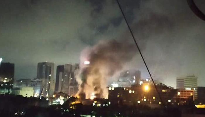 সোনারগাঁও হোটেলে অগ্নিকাণ্ড