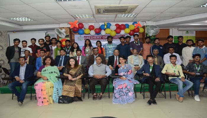 নবীনদের বরণ করল গ্রিন ইউনিভার্সিটির সাংবাদিকতা বিভাগ