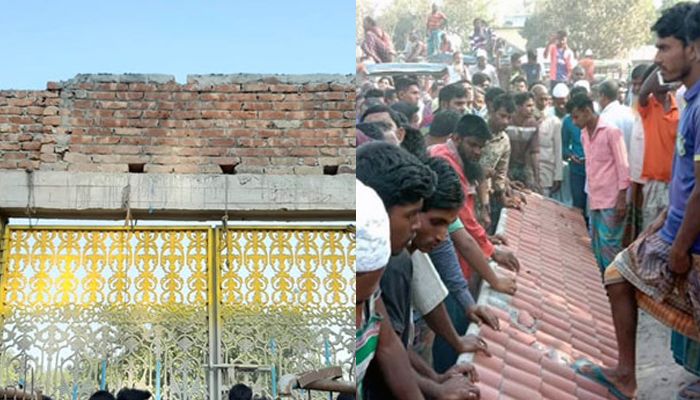 সিরাজগঞ্জে কলেজের গেট ধসে নিহত ৪