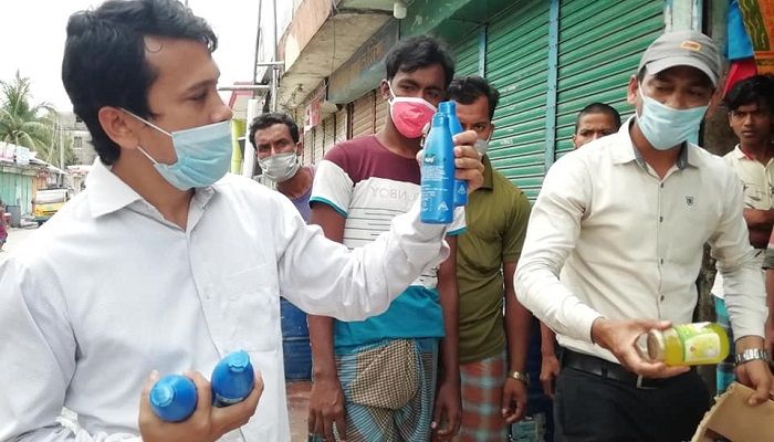 সুবর্ণচরে মেয়াদ উত্তীর্ণ পণ্য রাখায় জরিমানা