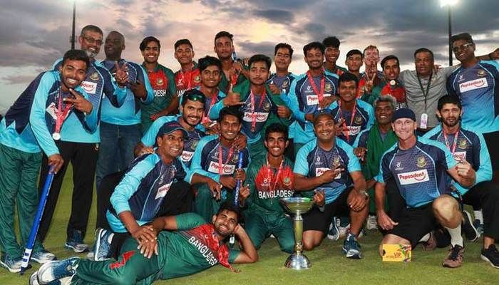 বিশ্বকাপজয়ী যুবাদের জন্য ২৫ লাখ টাকার জীবন বীমা