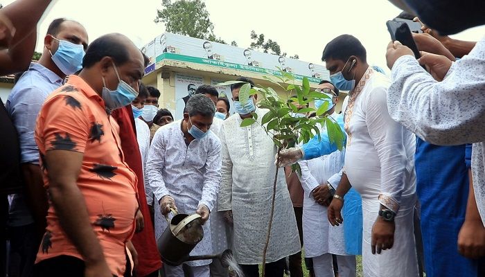 পাবনায় বৃক্ষ রোপণ কর্মসূচির উদ্বোধন