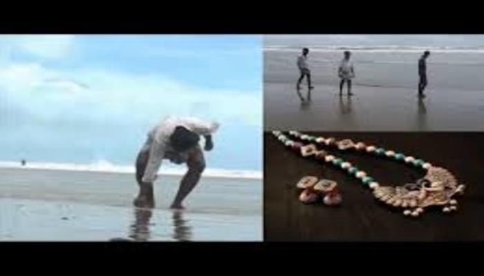 সমুদ্র সৈকতে স্বর্ণের গহনা ভেসে আসার গুজব!