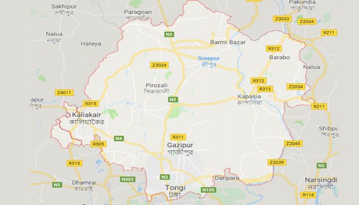 গাজীপুরে পিকআপভ্যান উল্টে নিহত ২