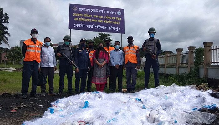 মুন্সীগঞ্জে ১১ মামলার আলামত পুড়িয়ে বিনষ্ট