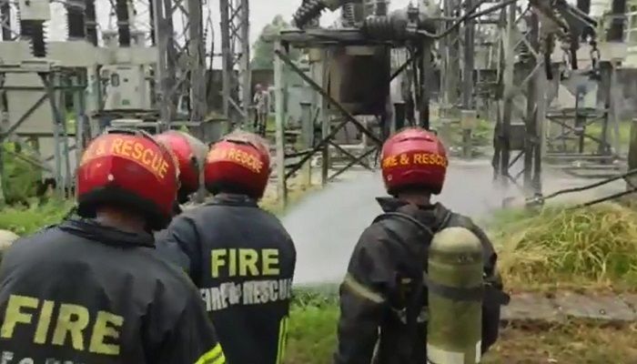 ময়মনসিংহে কেওয়াটখালী পাওয়ার গ্রিডের আগুন নিয়ন্ত্রণে