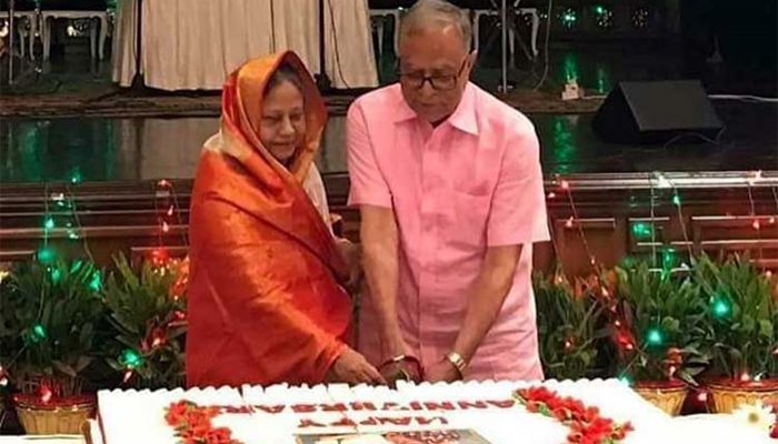 রাষ্ট্রপতির ৫৬তম বিবাহবার্ষিকী আজ