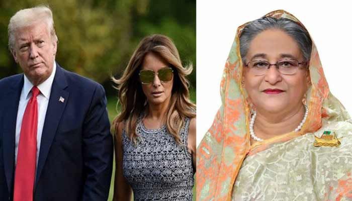 ট্রাম্প-মেলানিয়ার দ্রুত সুস্থতা কামনা প্রধানমন্ত্রীর