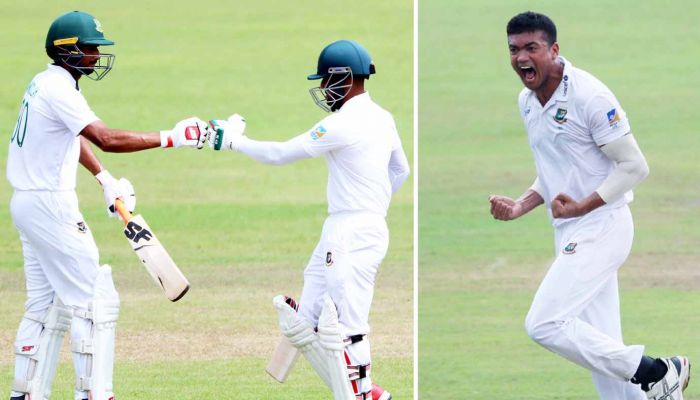 ছন্দময় তাসকিন, ইমরুল-মাহমুদউল্লাহর হাফ সেঞ্চুরি