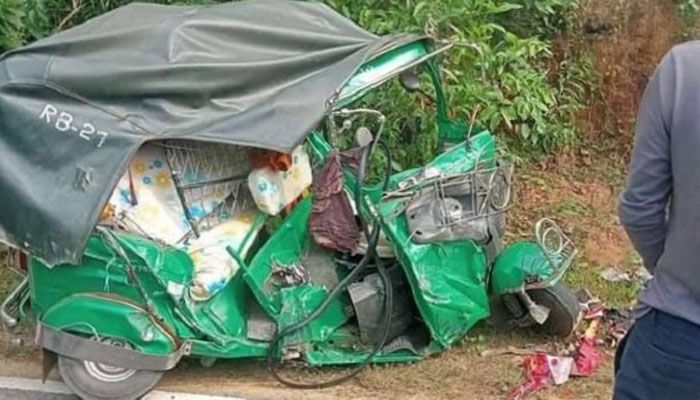 কাপ্তাইয়ে বাস-সিএনজি সংঘর্ষে আহত ১০