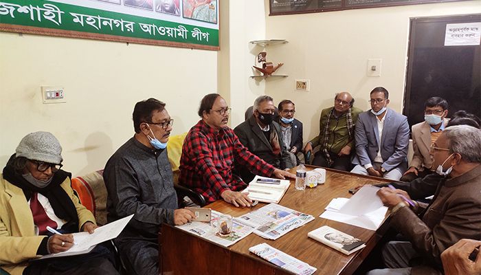 বিজয় দিবসে রাজশাহীতে শহীদ মিনারের ভিত্তিপ্রস্তর