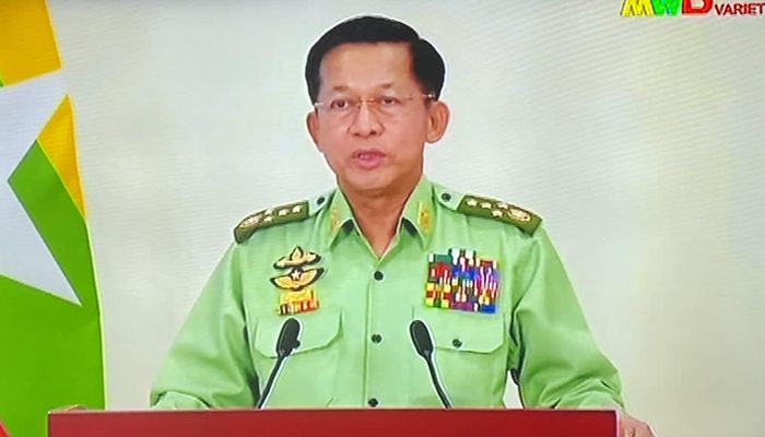 ভোটের প্রতিশ্রুতি মিয়ানমারের সেনাপ্রধানের