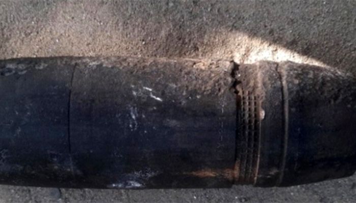 করতোয়ায় মিলল কামানের গোলা সদৃশ বস্তু