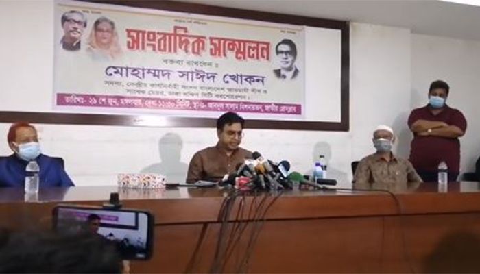 মেয়র তাপসের প্ররোচনায় ব্যাংক হিসাব জব্দ : সাঈদ খোকন