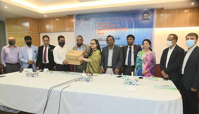 বিসিআইয়ের উদ্যোগে করোনা মোকাবেলায় চিকিৎসা সরঞ্জাম প্রদান