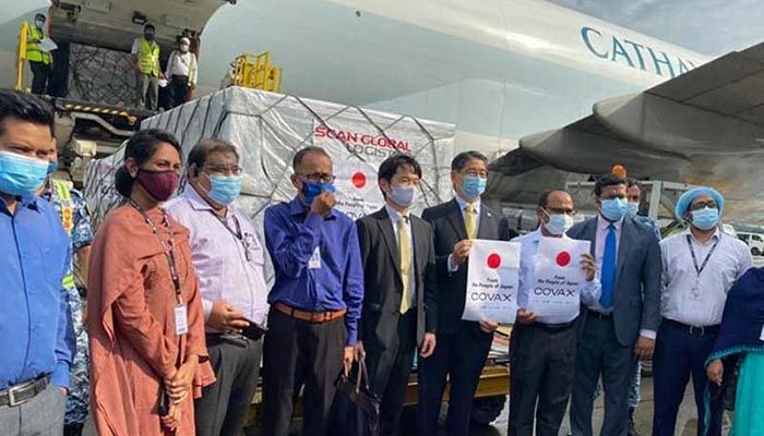 জাপান থেকে এলো অ্যাস্ট্রাজেনেকার আরো ৮ লাখ টিকা