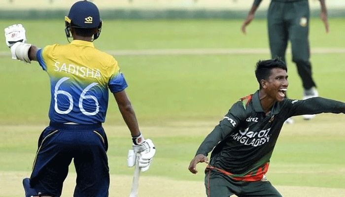 শ্বাসরুদ্ধকর ম্যাচে লঙ্কানদের কাছে ১ রানে হারল যুবারা