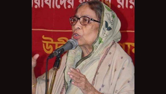 শহীদজায়া মুশতারী শফী আর নেই