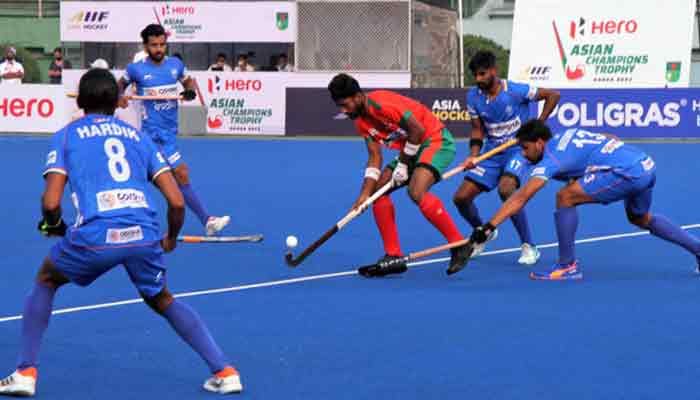 ভারতের কাছে ৯ গোলে হেরে বিধ্বস্ত বাংলাদেশ