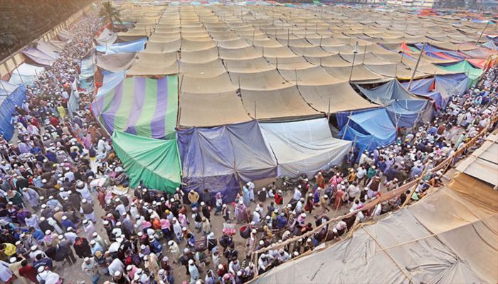 আমবয়ানে শুরু বিশ্ব ইজতেমার দ্বিতীয় পর্ব