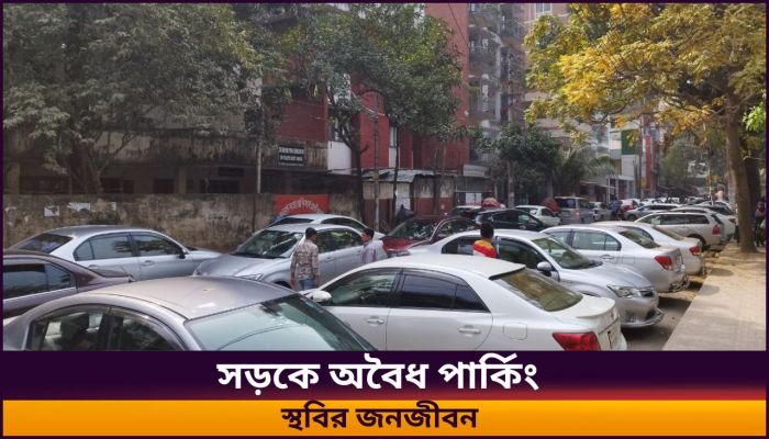 যানজটে নাকাল ঢাকার গলির সড়ক