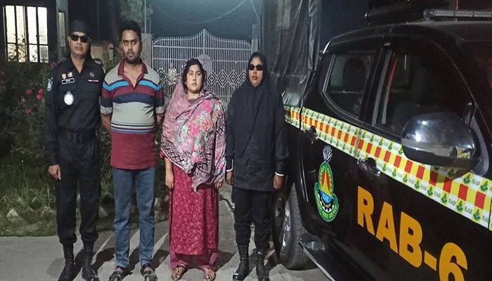 ঝিনাইদহে চেক জালিয়াতি মামলায় স্বামী-স্ত্রী গ্রেপ্তার