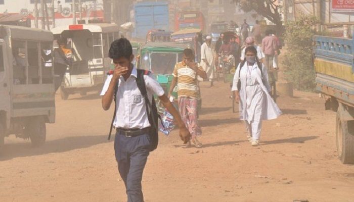 দূষিত শহরের তালিকায় চতুর্থ স্থানে ঢাকা