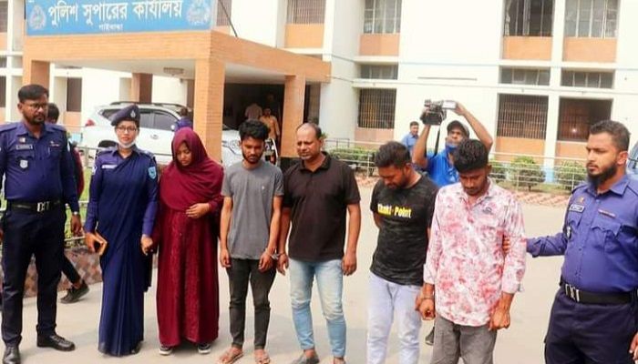 গাইবান্ধায় প্রতারক চক্রের ৫ সদস্য গ্রেপ্তার