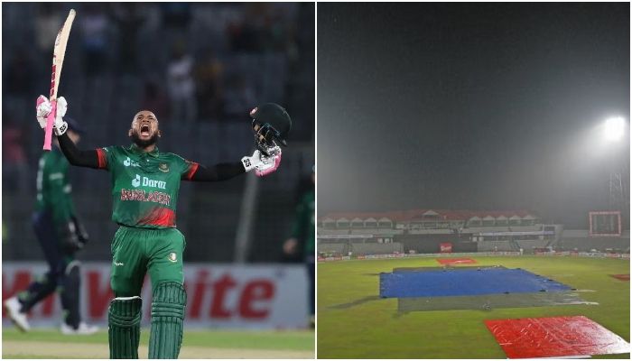 মুশফিকের রেকর্ডের দিনে পরিত্যাক্ত দ্বিতীয় ওয়ানডে 