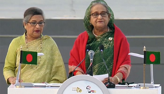 বঙ্গবন্ধুর স্বপ্নের সমৃদ্ধ সোনার বাংলা গড়ে তুলবো: প্রধানমন্ত্রী