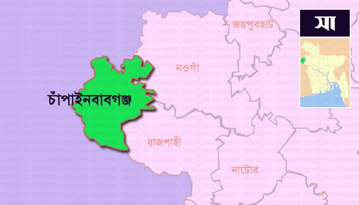 ﻿চাঁপাইনবাবগঞ্জের মানচিত্র