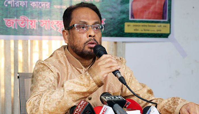 ইভিএমের তুলনায় ব্যালটে কারচুপি করা কঠিন: জি এম কাদের