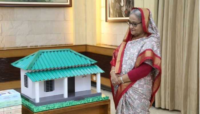 আশ্রয়ণ প্রকল্পে মেধাস্বত্বের স্বীকৃতি পেলেন প্রধানমন্ত্রী