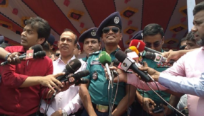 ﻿বক্তব্য রাখছেন গাজীপুর মেট্রোপলিটন পুলিশ কমিশনার (জিএমপি) মোল্যা নজরুল ইসলাম। ছবি: গাজীপুর প্রতিনিধি 