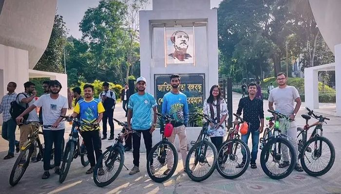 ১৭ বছর পূর্তিতে কুবিকে সিওইউ সাইক্লিস্টের রাইড উৎসর্গ