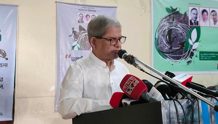 ক্ষমতাসীনদের সহযোগিতায় তুরাগ নদে ক্লাব গড়ে উঠেছে: ফখরুল