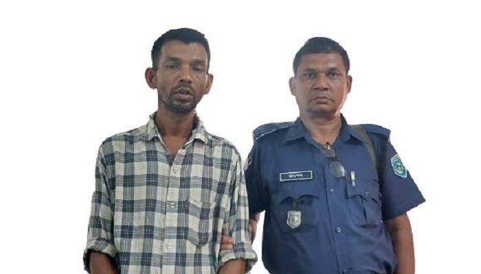 ﻿গ্রেপ্তারকৃত শেখ মো. আবু জাফর। ছবি: গাইবান্ধা প্রতিনিধি