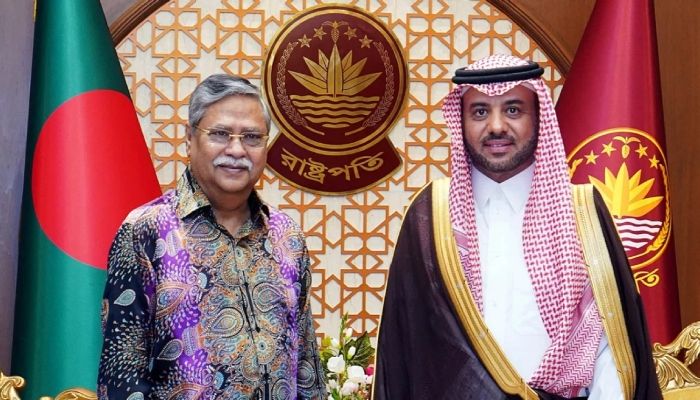 রাষ্ট্রপতির সঙ্গে সৌদি রাষ্ট্রদূতের সাক্ষাৎ