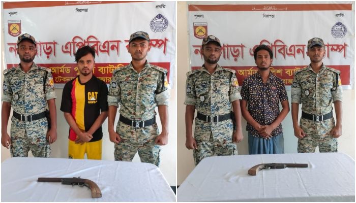 টেকনাফে দুই রোহিঙ্গা সন্ত্রাসী গ্রেপ্তার