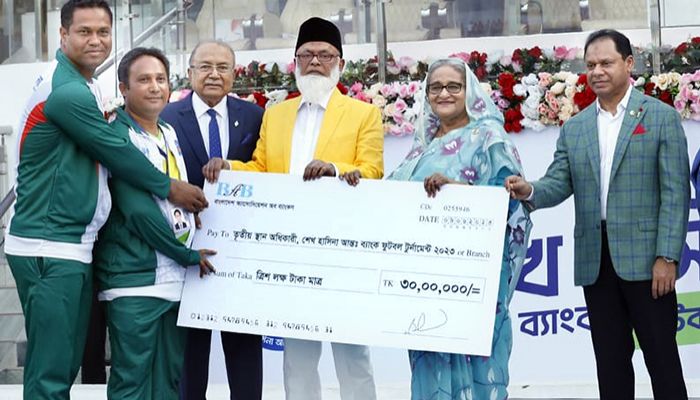 ‘শেখ হাসিনা আন্তঃব্যাংক ফুটবল টুর্নামেন্টে’ তৃতীয় স্থানে গ্লোবাল ইসলামী ব্যাংক