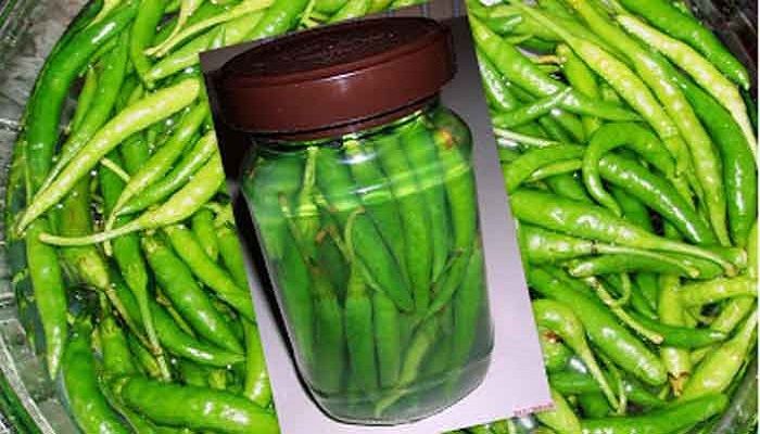 কাঁচা মরিচ দীর্ঘদিন সংরক্ষণের উপায়