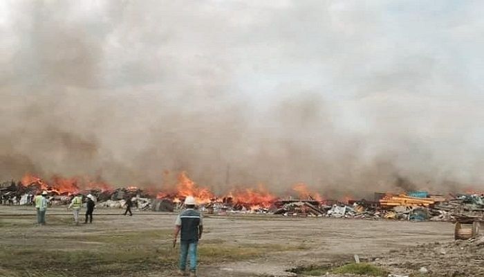 মাতারবাড়ি কয়লাবিদ্যুৎ প্রকল্পে আগুন 