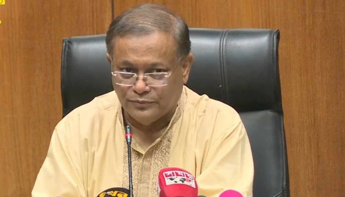 বিএনপির মূল কৌশল বিশৃঙ্খলা সৃষ্টি: তথ্যমন্ত্রী