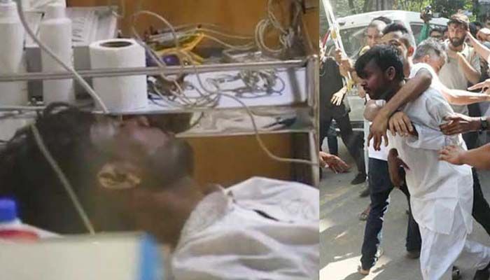 মার খেয়ে হাসপাতালে ভর্তি হিরো আলম