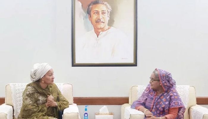 প্রধানমন্ত্রীর সঙ্গে জাতিসংঘের ডেপুটি সেক্রেটারি জেনারেলের সাক্ষাৎ
