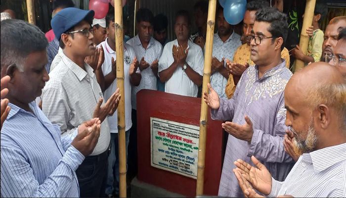 রাস্তা পাকাকরণ কাজের উদ্বোধন করলেন জিএম কাদের