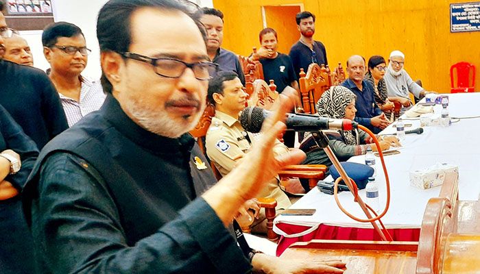 ঝালকাঠি-১ (রাজাপুর- কাঁঠালিয়া) আসনের সংসদ সদস্য বিএইচ হারুন। ছবি: প্রতিনিধি