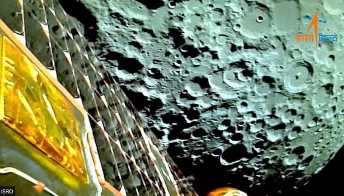 চন্দ্রপৃষ্ঠের প্রথম ছবি পাঠাল ভারতের চন্দ্রযান-৩