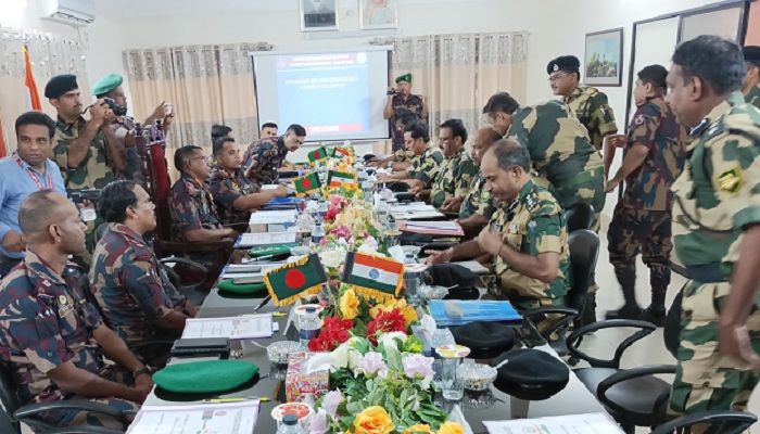 চুয়াডাঙ্গায় বিজিবি-বিএসএফের বৈঠক অনুষ্ঠিত