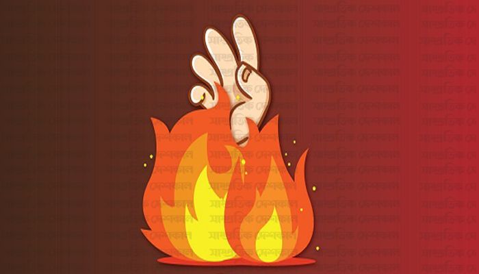 গ্যাস লিকেজ থেকে বিস্ফোরণে দগ্ধ ৫